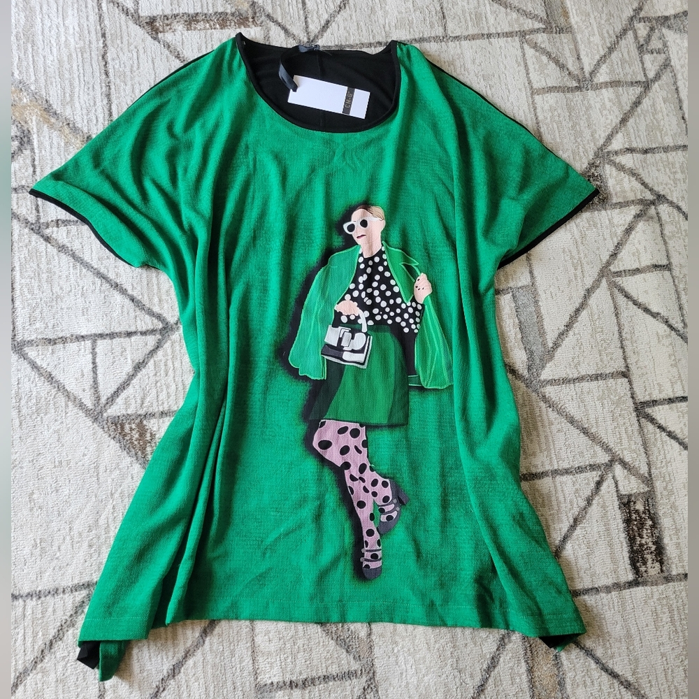 CN-G Textiles XL/XXL Long Emerald Top/Dress
